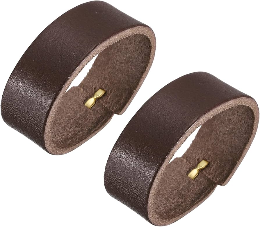 Amazon.co.jp: uxcell レザーベルトループキーパー リング